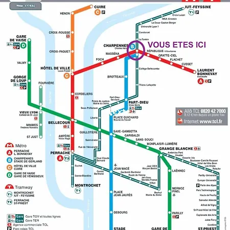 Escapade De Lyon, Relax & Balneo Metro Charpennes Daire